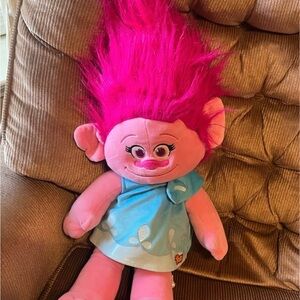 Build-A-Bear Pink Troll with Blue Outfit